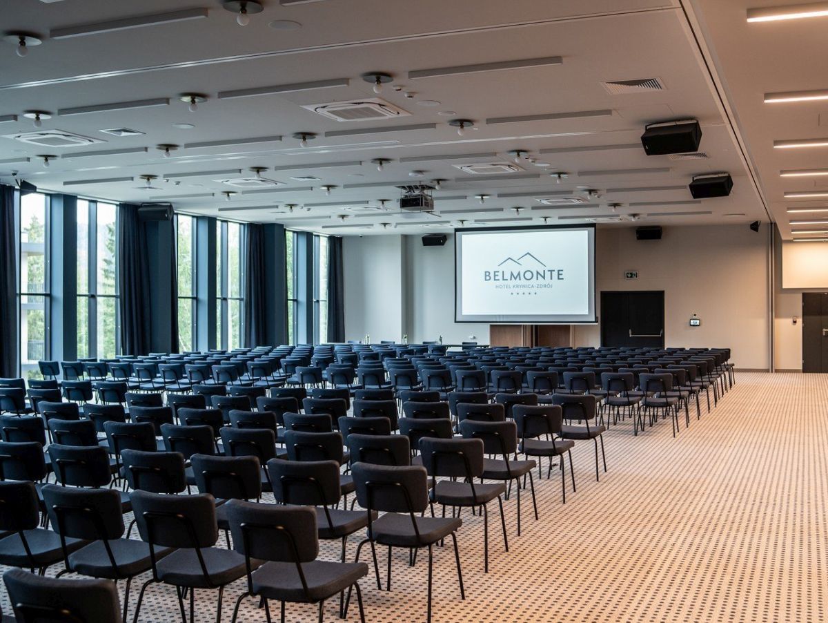 Belmonte hotel krynica zdroj sala konferencyjna w gorach