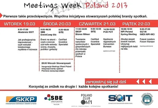 Dziś pierwszy dzień Meetings Week Poland!