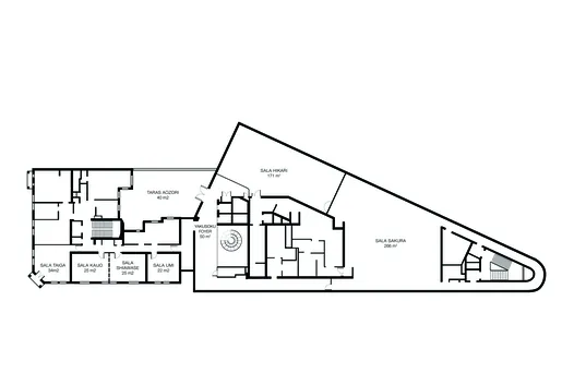 Nobu Hotel Warsaw - plan pietra konferencyjnego