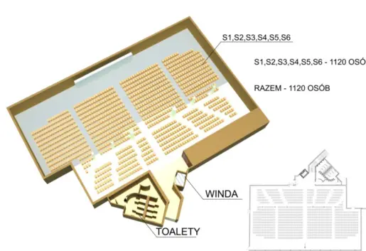 Maloves SPA & Resort Władysławowo rzut sal konferencyjnych