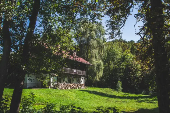 Rózin Pstrągarnia Stary dom - sala konferencyjna